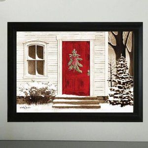 Red Door - Framed Art By Billy Jacobs